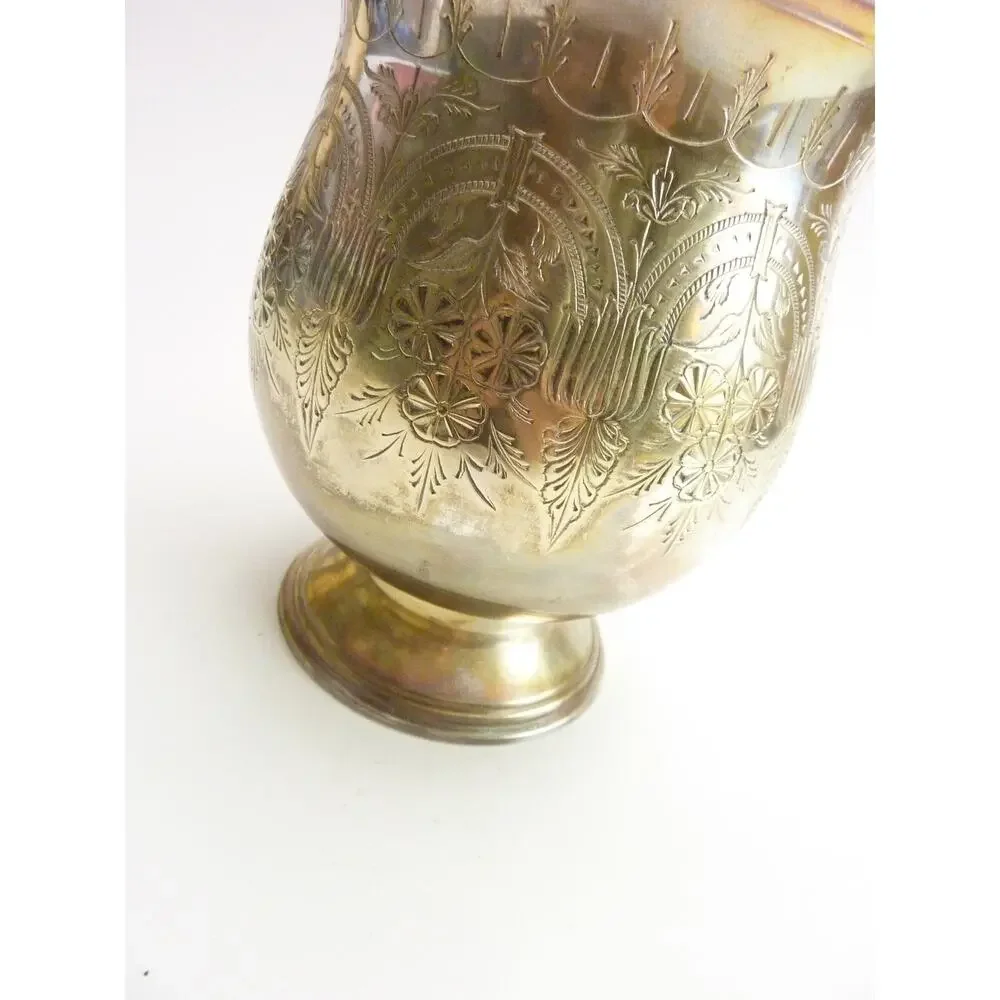 Vintage Eales 1779 Silver Plated Wine Cooler Ice Bucket Hand Chased Barware